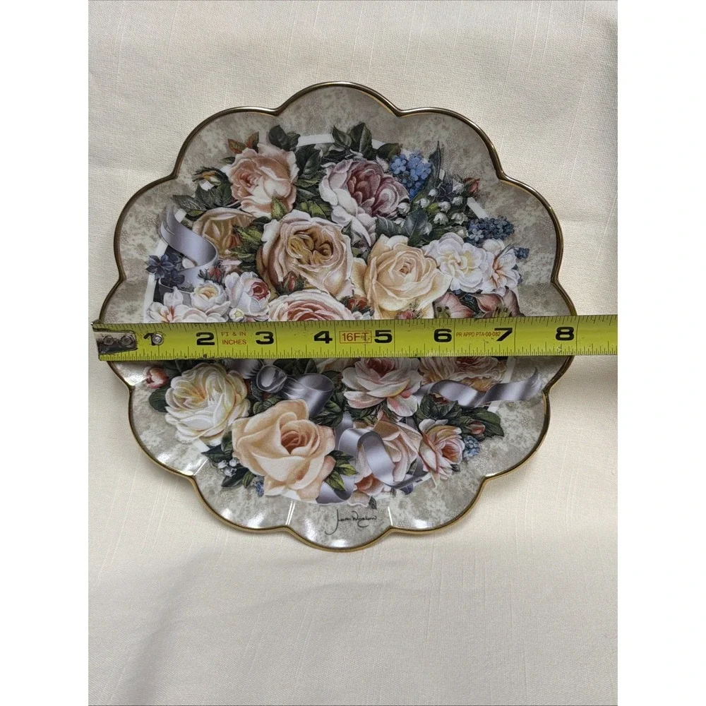 Franklin Mint Plate Limited Edition Victorian Bridal  by‎ Judith Winslow 8 Inch